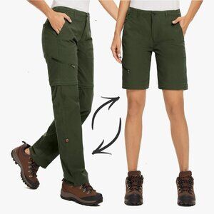 Womens Hiking Pants Convertible Lightweight Quick Dry Outdoor Travel Camping 12